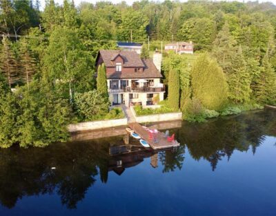 Chalet Charme – Lac Saint-Joseph, Laurentides